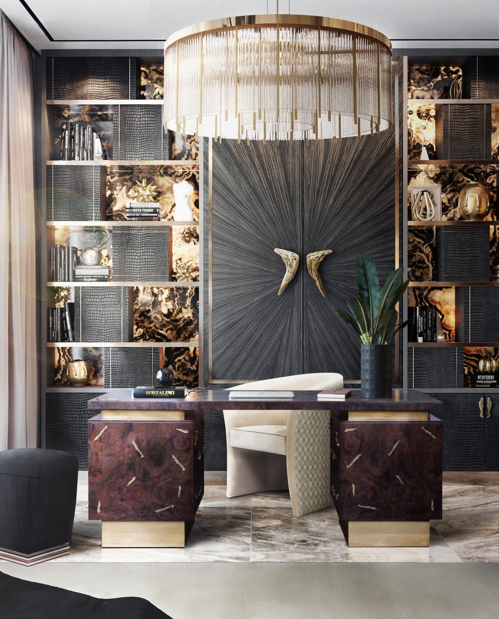 Brass Hardware & Modern Furnishings A Perfect Match Made in Heaven_6