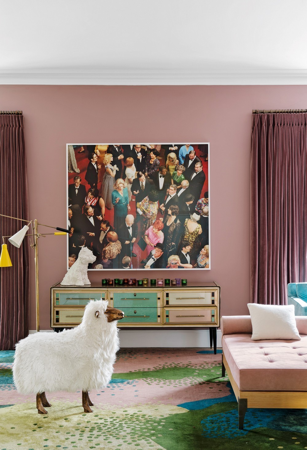 Living Room Design Outstanding Luxury Sideboards with Brass Hardware