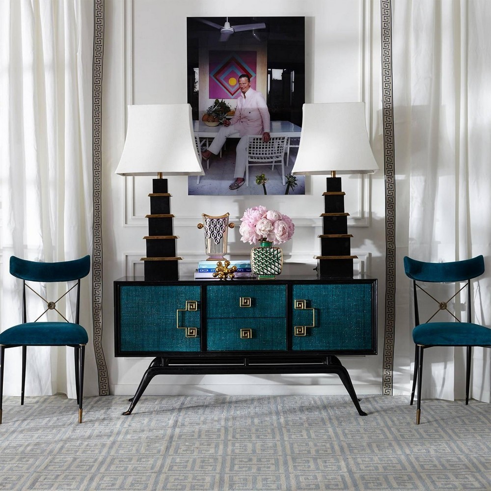 Living Room Design Outstanding Luxury Sideboards with Brass Hardware_5