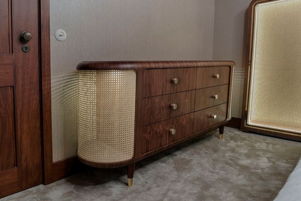 Living Room Design Outstanding Luxury Sideboards with Brass Hardware_6