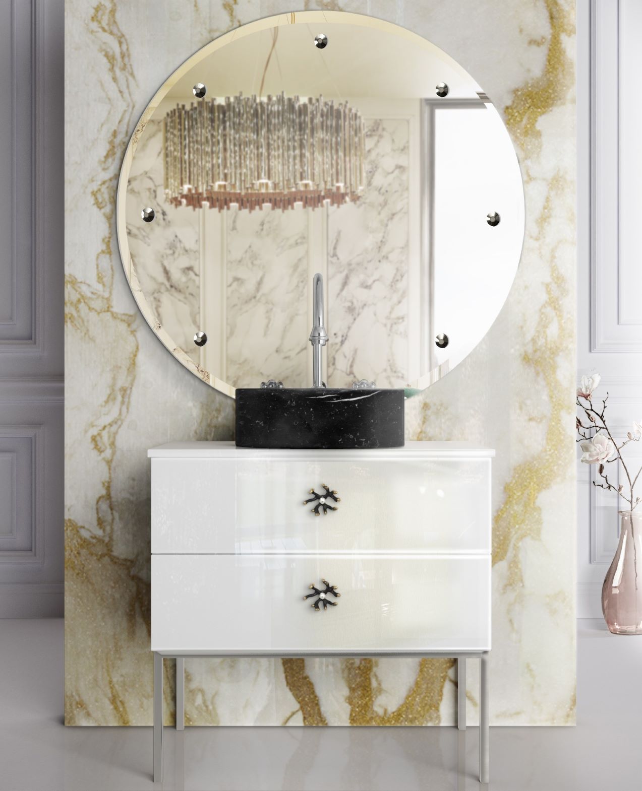 Be Dazzling By The Most Elegant Ambiances Bathroom Cabinet Hardware