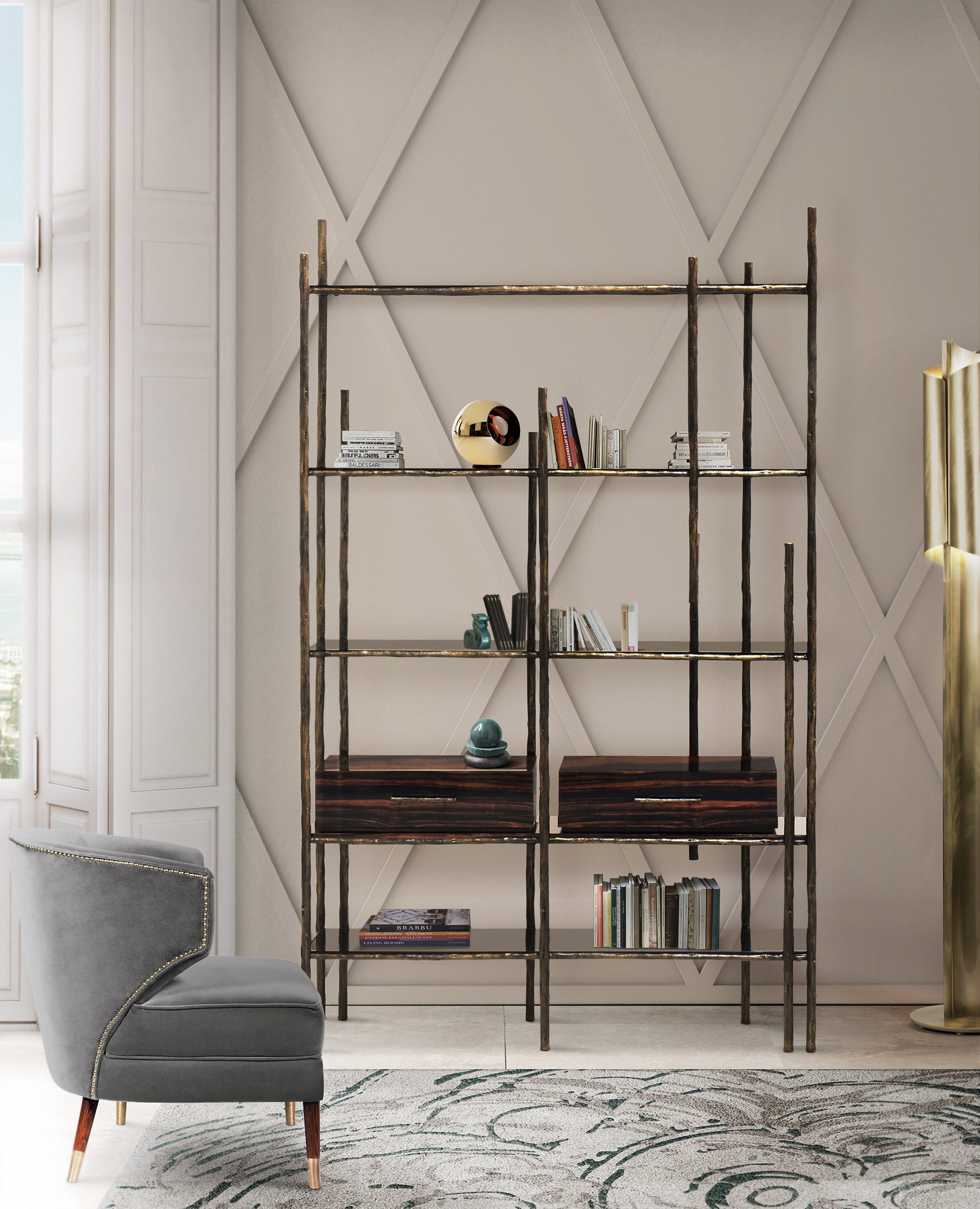 Gorgeous Bookcase Design