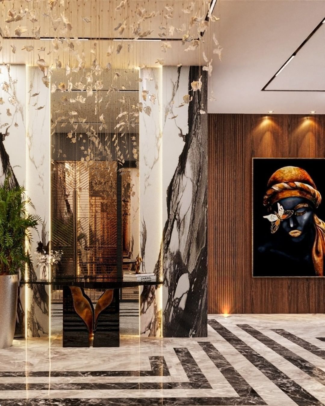 Be Dazzling By The Most Elegant Ambiances Stunning Hallway Design