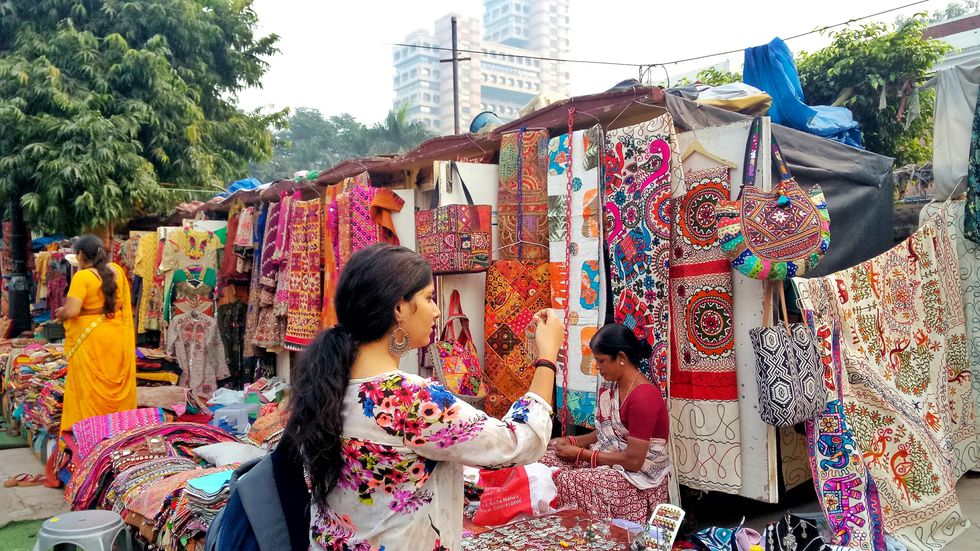 market of tapestry in India