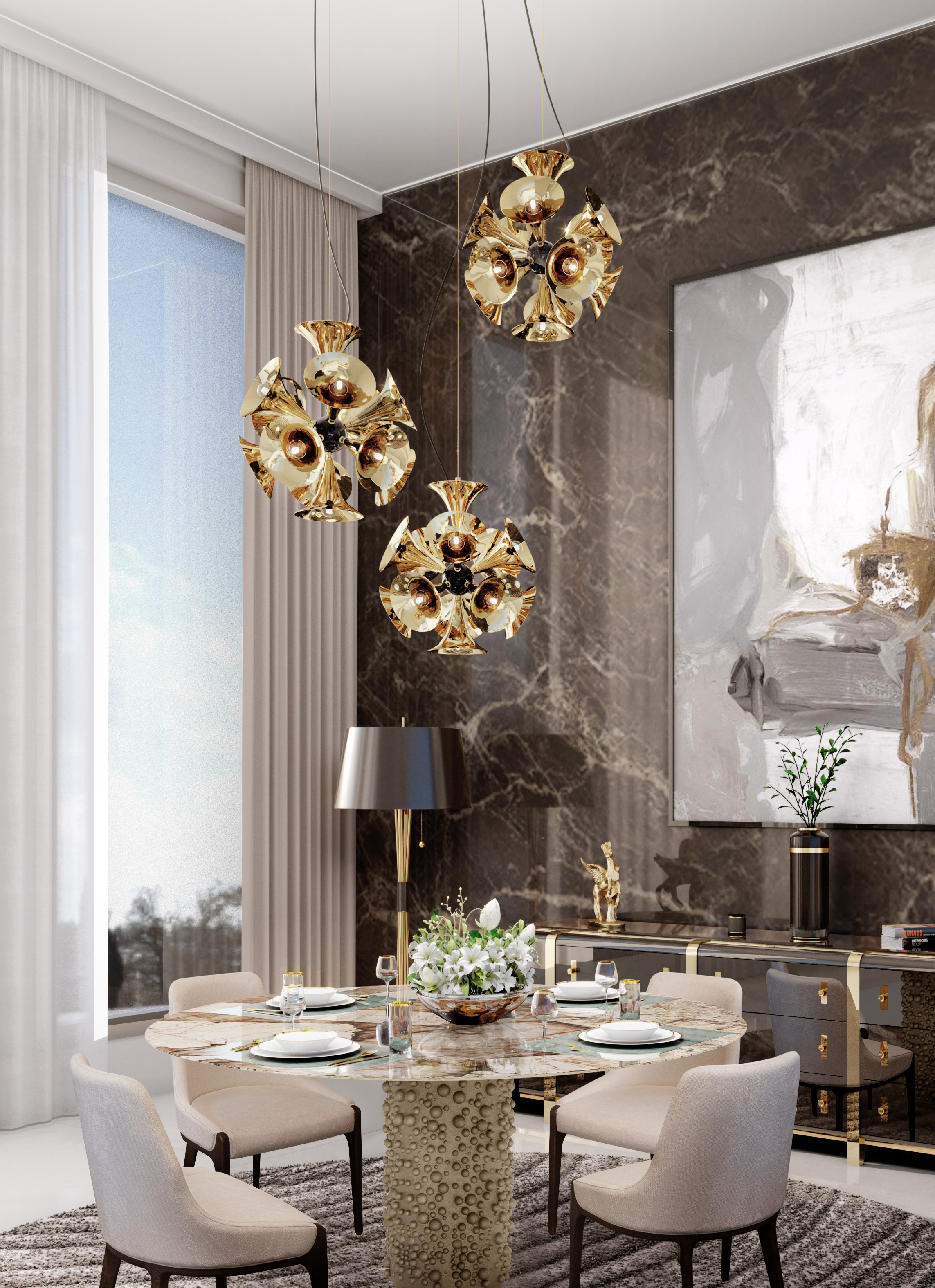 Covet house modern dining room design inspiration