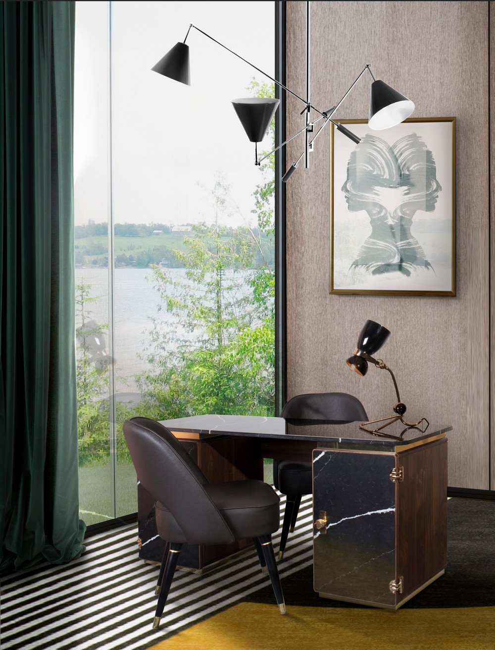 Mid Century Home Office Decoration Mid Century Home Office Decoration