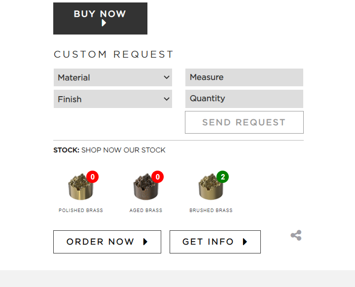 how to order Customer request Stock Details