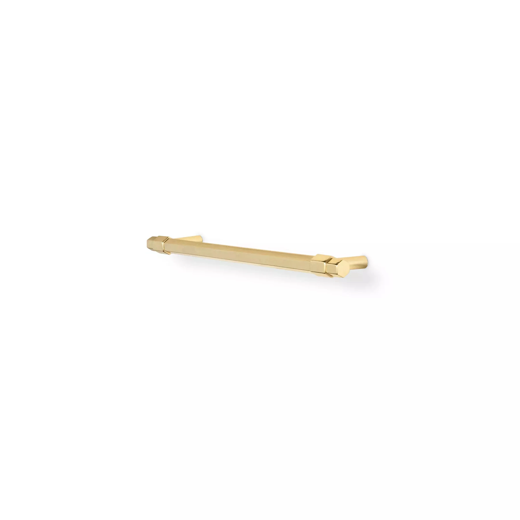 Waltz Drawer Handle | PullCast | A lengthier drawer handle in a polish brass structure that is a great example of fnctionality. Art Deco inspired.