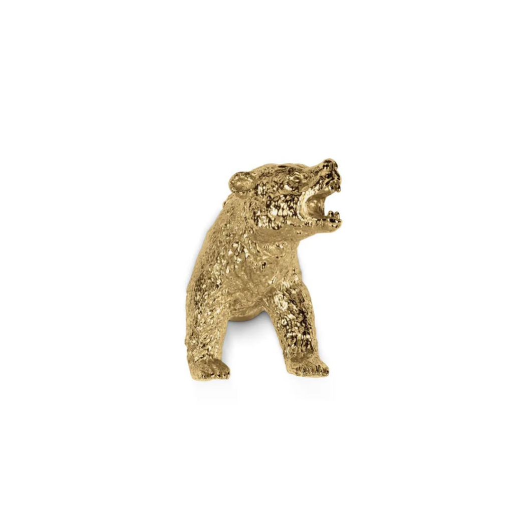 bear shaped drawer handle by pullcast for kid rooms decor