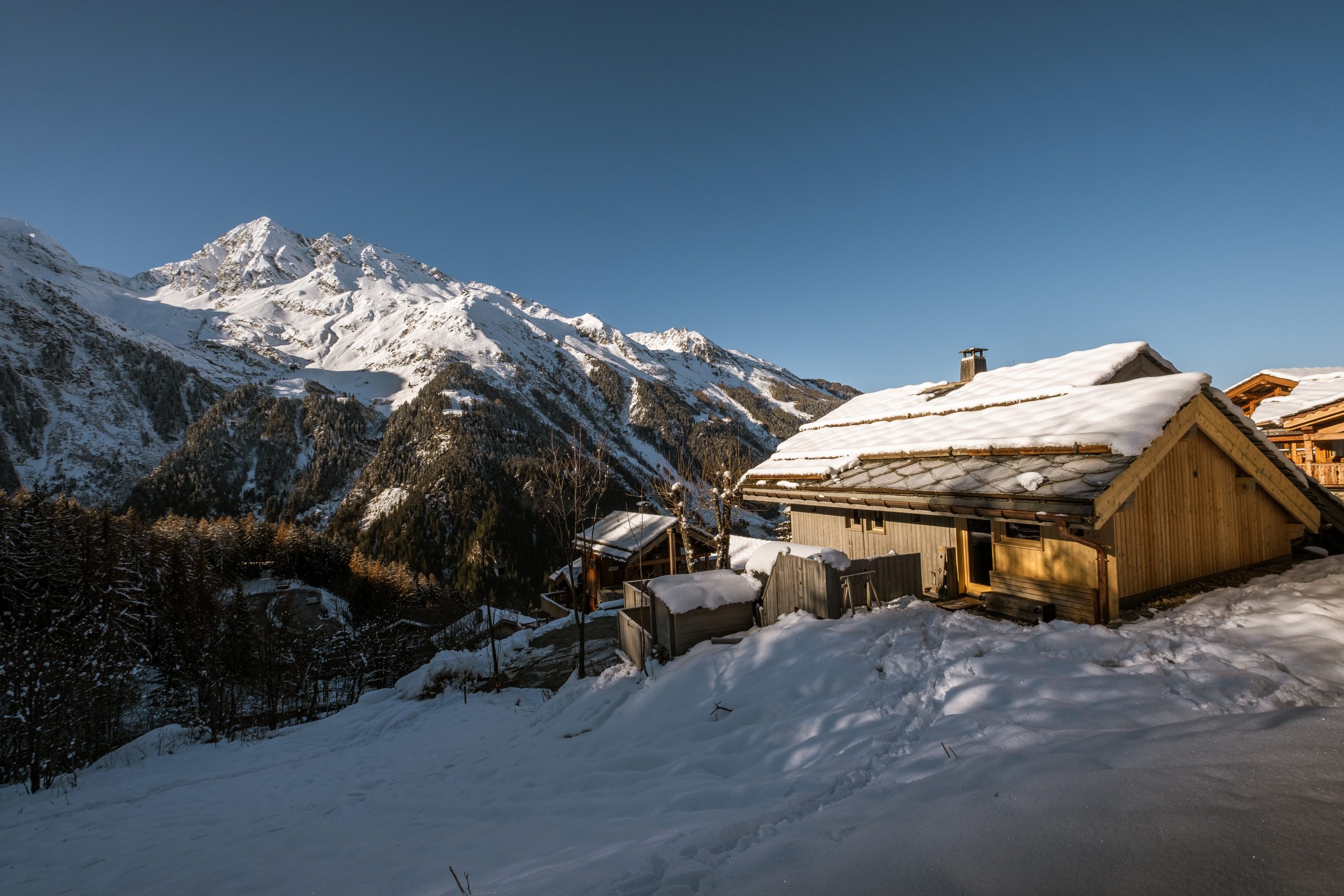 An Alpine Lodge at the Alps