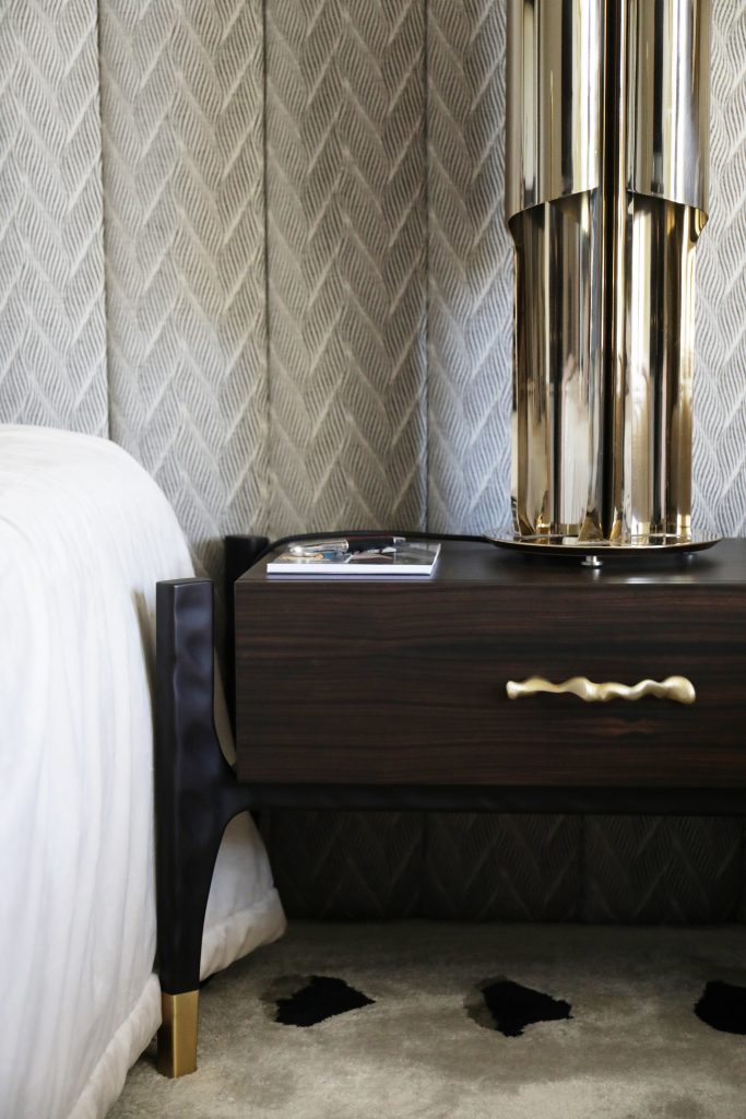 BEDROOM INSPIRATION THROUGH A JOURNEY OF STYLE AND SERENITY nouveau drawer handle featured in the lanka nightstand