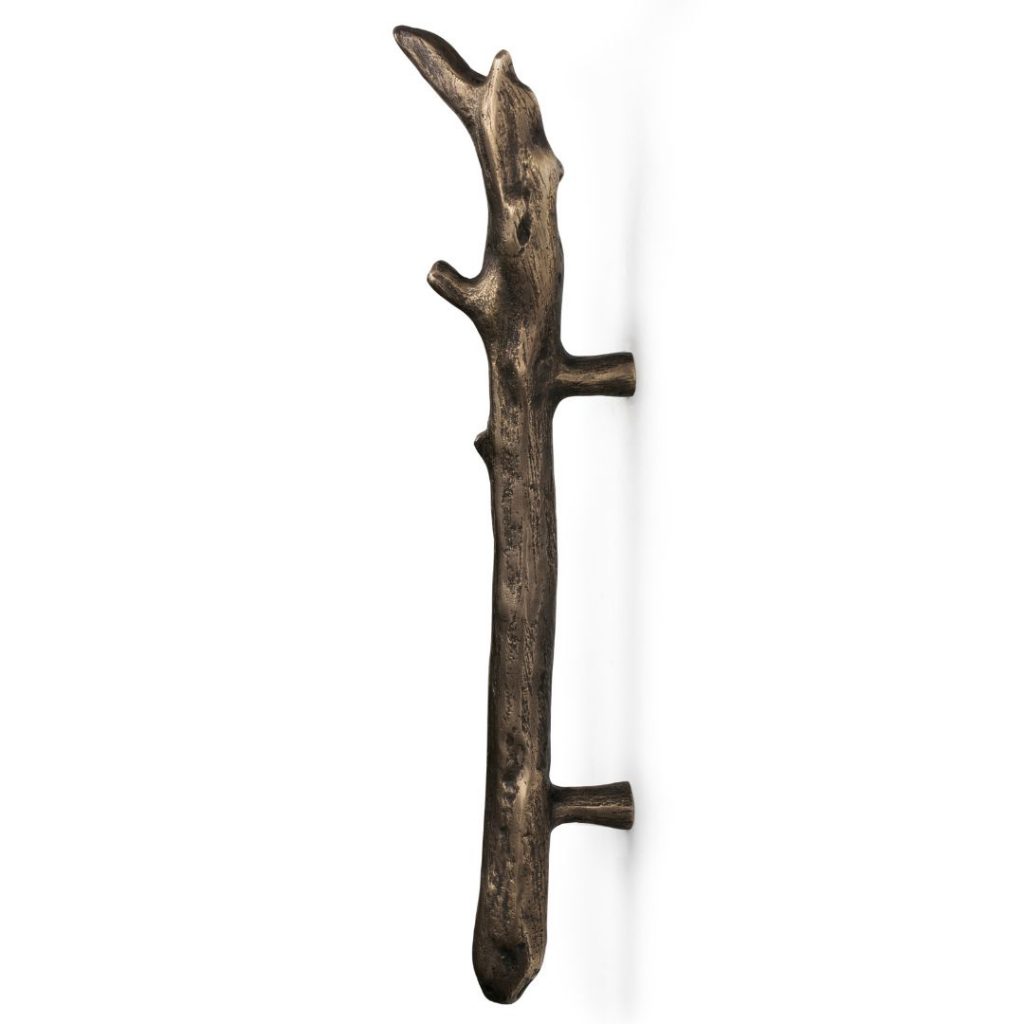 IN TUNE WITH THE ALPINE LODGE TREND - THE EPITOME OF WINTER ELEGANCE - twig dor pull - perfect for rustic decor, this pull is a natured-inspired element from the great minds behind pullcast