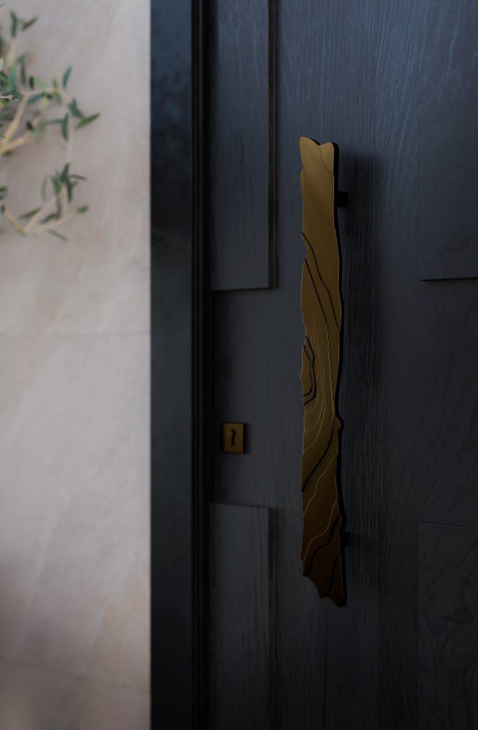 A GRAND ENTRANCE: ELEVATE YOUR HOME WITH OVERSIZED DOOR PULLS  - duorum door pull