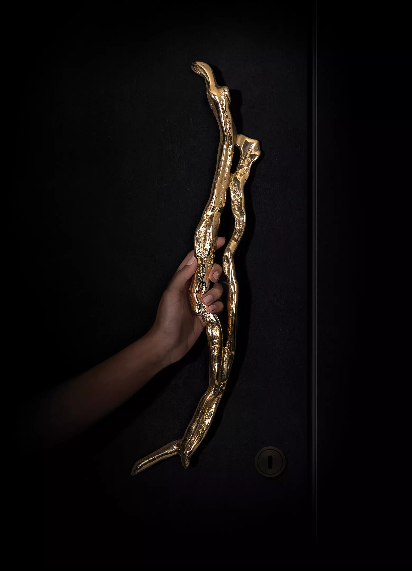 Flow Door Pull - A most wanted and celebrated PullCast hardware desig from the Earth Collection