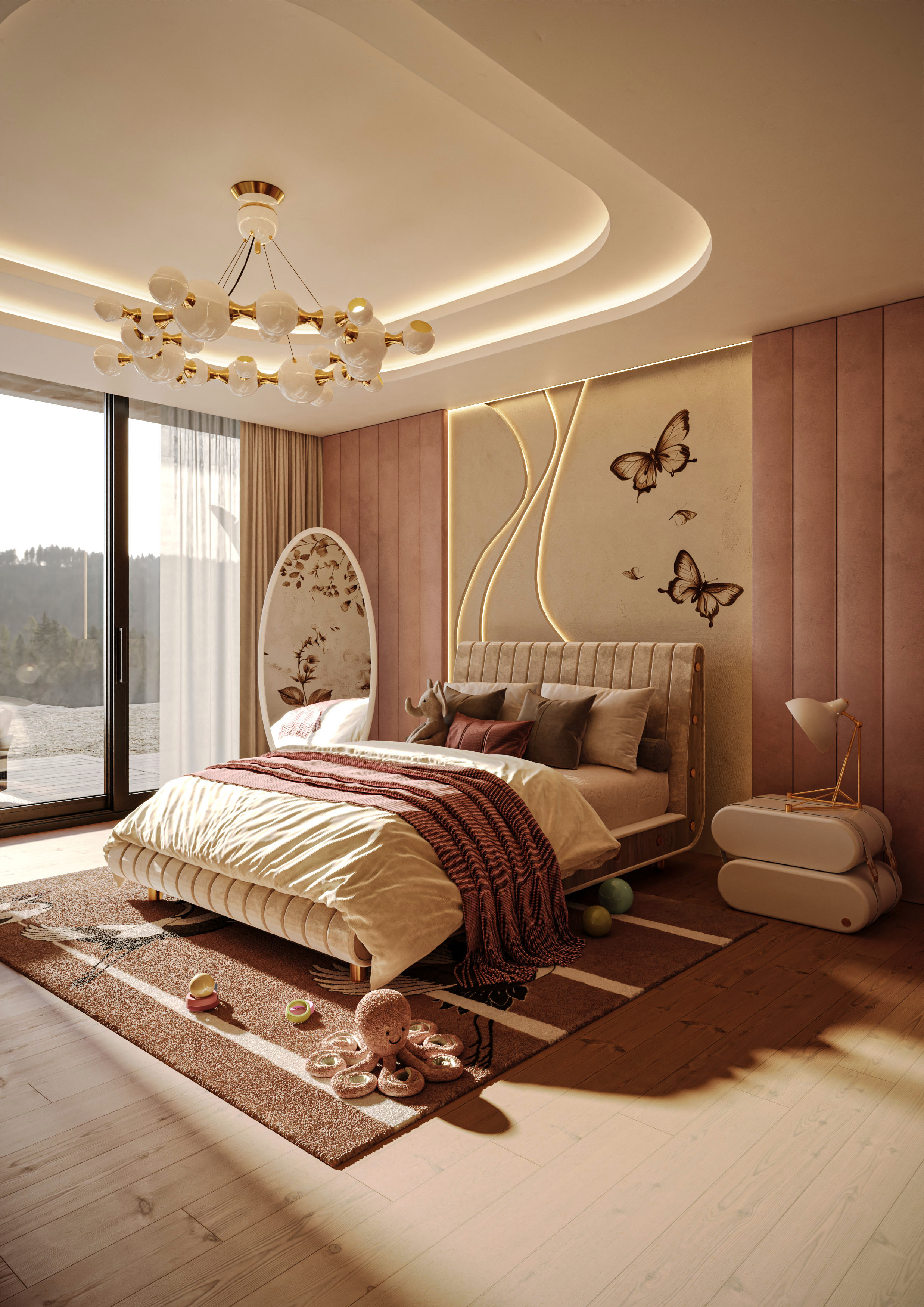 Kids' Bedroom Ideas: Be In Awe of a Butterfly-Inspired Interior